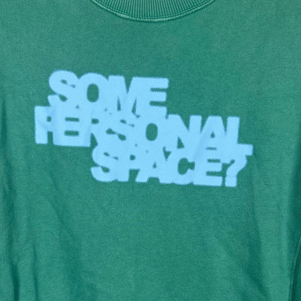 Aerie The Chill Crew Sweatshirt “Some Personal Space?” XS - Picture 6 of 9